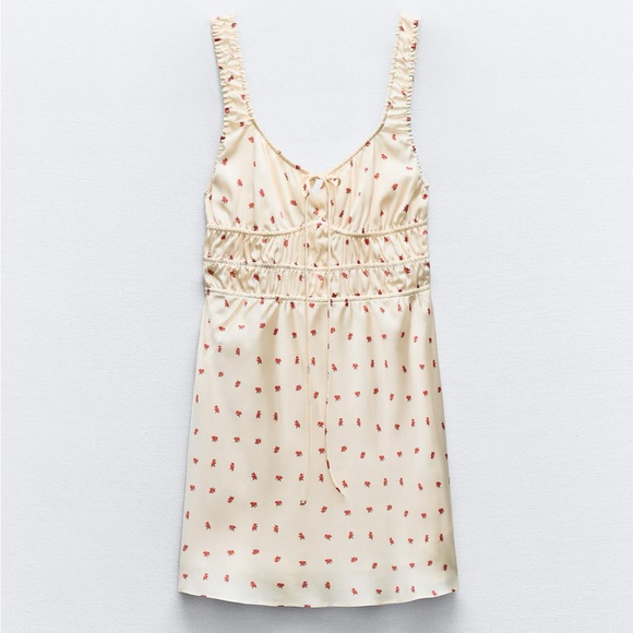 NWT - Zara Women Satin Dress - Picture 5 of 6